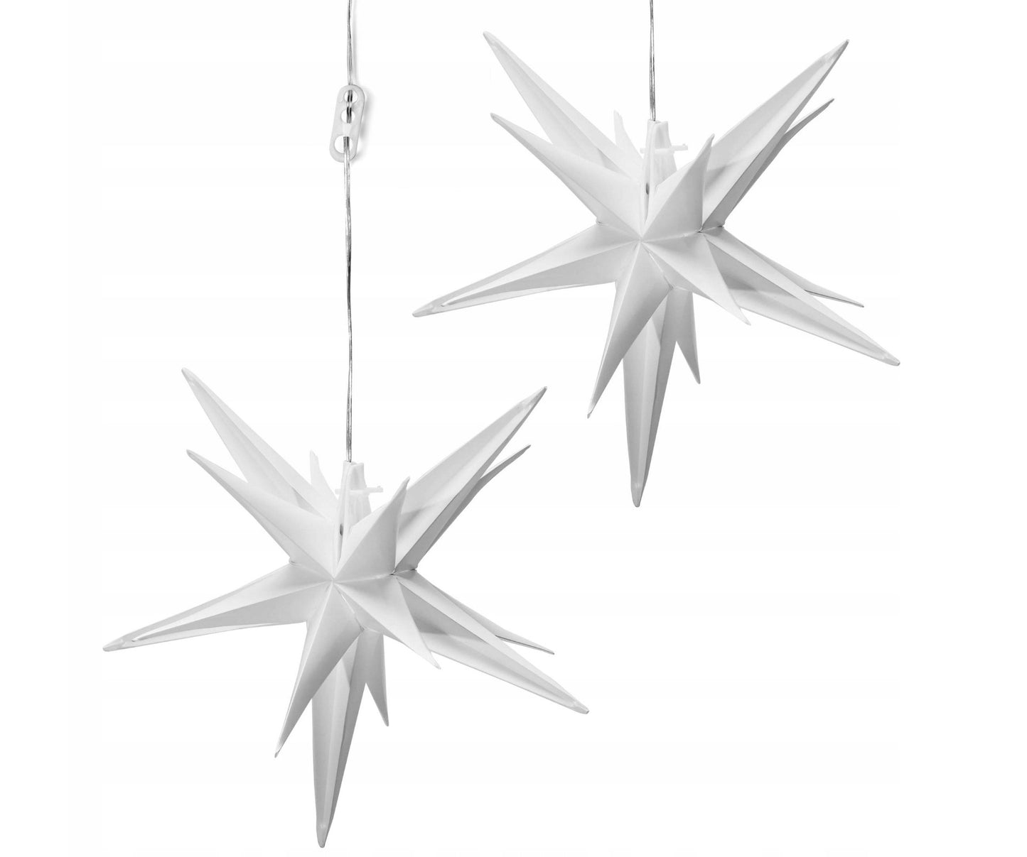 Set 2 Stele LED AMARE, Ø 27 cm, Alb Cald, IP44, cu Timer – Gartenfreude GmbH