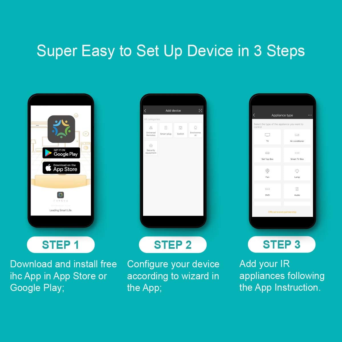 Telecomandă Inteligentă Broadlink RM Mini 3 – Hub IR Universal, WiFi, Compatibil Alexa & Google Home