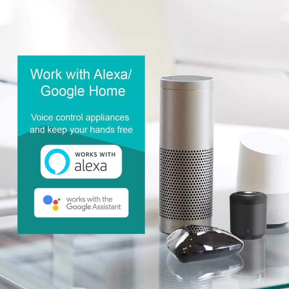 Telecomandă Inteligentă Broadlink RM Mini 3 – Hub IR Universal, WiFi, Compatibil Alexa & Google Home