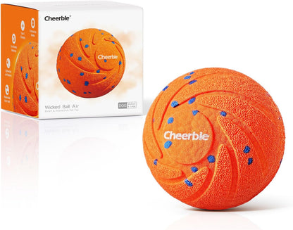 Minge Interactivă pentru Câini Cheerble Wicked Ball Air - Distracție automată, 3 moduri de joc, material ultra‑rezistent E‑TPU