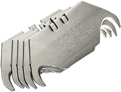 Lame cu cârlig pentru cutter – Draper 63757, Set 5 bucăți, oțel carbon