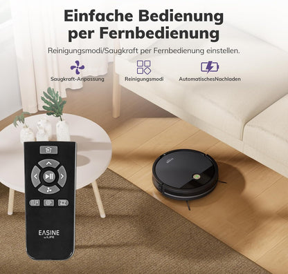 Aspirator Robot EASINE E3 – Puternic, silențios și ideal pentru locuințele cu animale