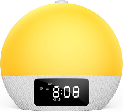 🌅 Foryond Daylight Alarm Clock – Ceas cu Alarmă și Simulare de Răsărit pentru Trezire Naturală