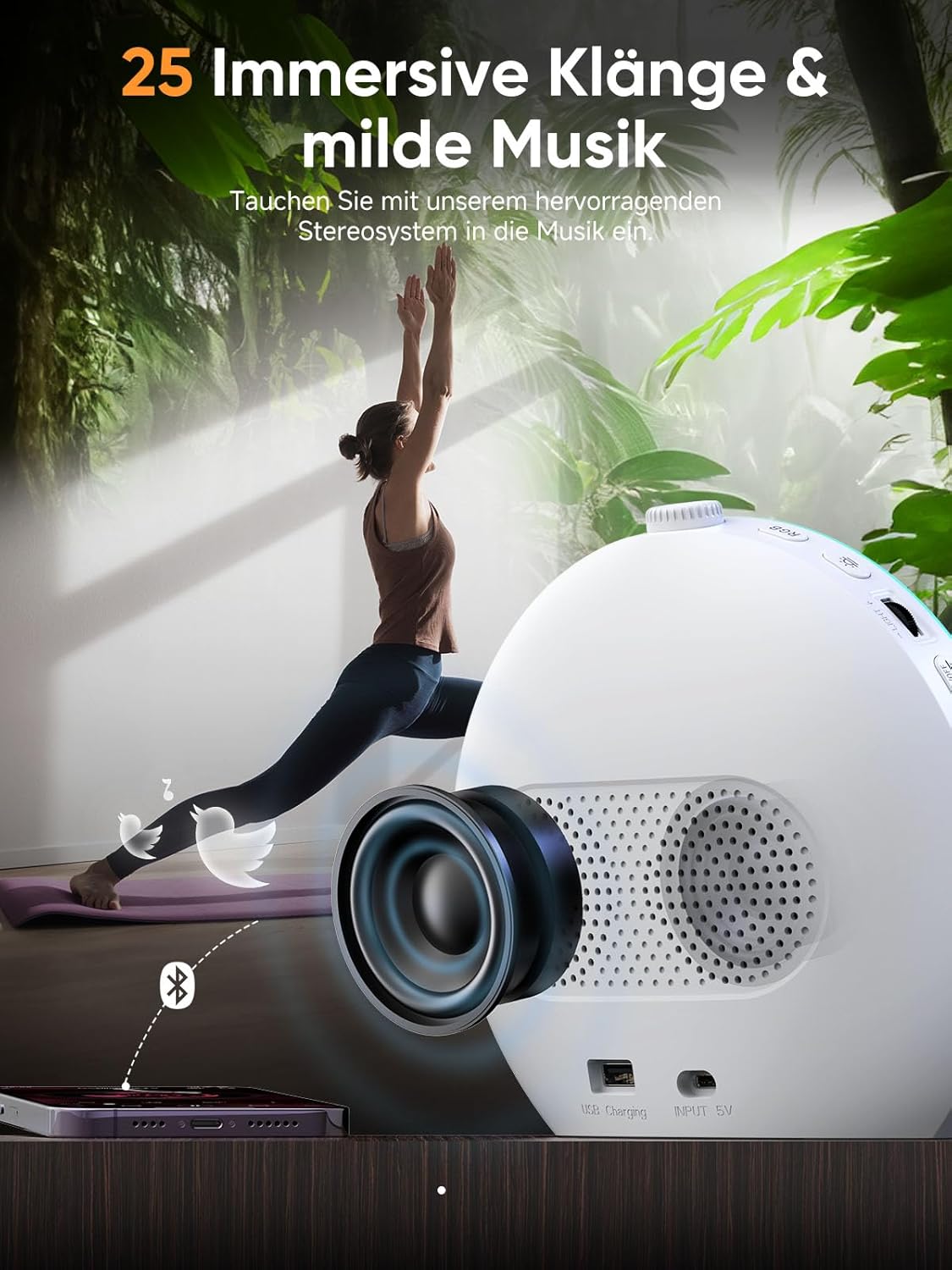 🌅 Foryond Daylight Alarm Clock – Ceas cu Alarmă și Simulare de Răsărit pentru Trezire Naturală