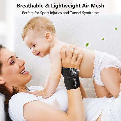 FREETOO – Bandaj pentru Încheietura Mâinii – Suport Reglabil pentru Sport, Fitness și Tendinită (Universal Dreapta/Stânga)