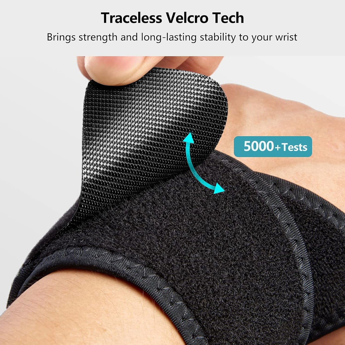 FREETOO – Bandaj pentru Încheietura Mâinii – Suport Reglabil pentru Sport, Fitness și Tendinită (Universal Dreapta/Stânga)