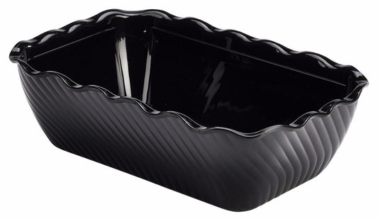 Tulip Crock 2.3 kg – Vas de prezentare din plastic SAN, Negru, GenWare