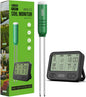 Dr.meter 4‑în‑1 – Senzor Wireless pentru Umiditatea Solului, Lumină, Temperatură și Timp (300 ft / 90 m)
