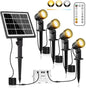 Proiector Solar MEIKEE 4‑în‑1 – 800 Lumeni, 5000mAh, 2500K–6500K, Telecomandă RF, IP66, 20h Autonomie