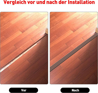 Rampă de Prag Autoadezivă 2 cm – 1 m | PVC Rezistent | Pentru Uși, Băi, Garaje, Scaune cu Rotile & Robot Aspirator