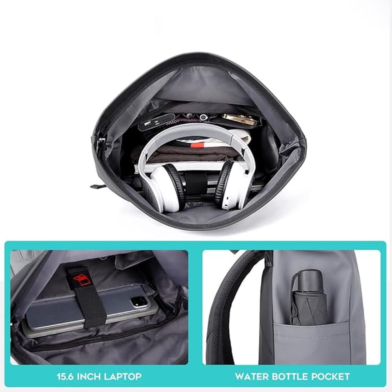 Rucsac BANGE Rolltop – Impermeabil, Capacitate Mare, Laptop 15.6”, Design Modern & Durabil