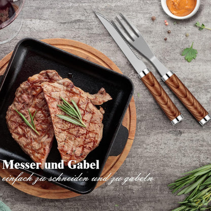 Set Grilliance 38 Piese – Accesorii BBQ din Oțel Inoxidabil cu Husă de Transport & Grill Mat
