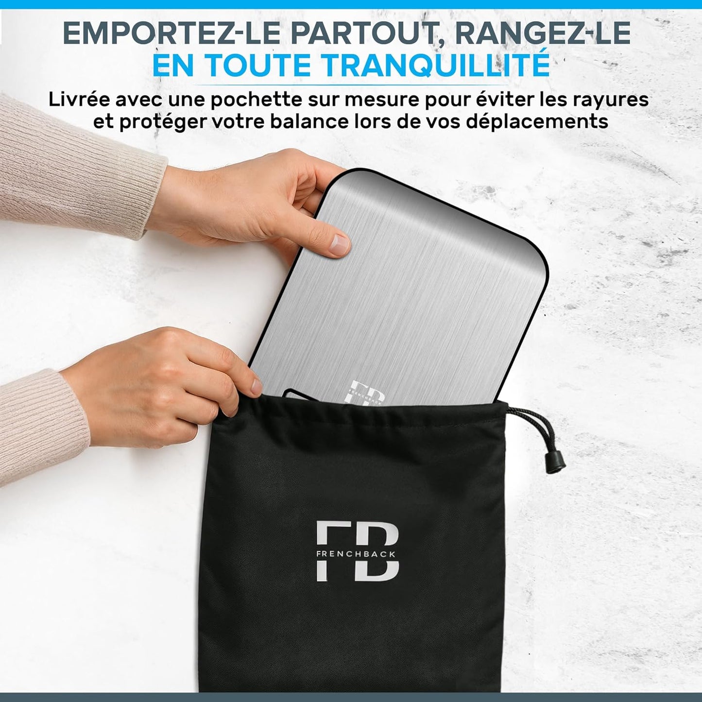 Cântar de Bucătărie cu Husă de Protecție – Precizie 1 g, Oțel Inoxidabil 5 kg, Funcție Tare, Ecran LCD Iluminat, Ultra‑Subțire