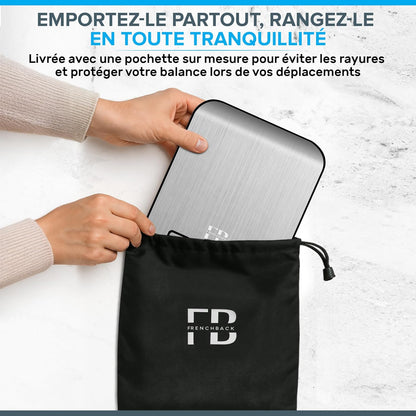 Cântar de Bucătărie cu Husă de Protecție – Precizie 1 g, Oțel Inoxidabil 5 kg, Funcție Tare, Ecran LCD Iluminat, Ultra‑Subțire