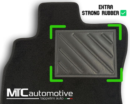Covorașe Auto Dacia Duster I 2015–2017 – Cauciuc Antiderapant, Protecție Călcâi, Fixare Sigură | Set 4 Piese