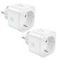 Priză Inteligentă Wi‑Fi 16A cu Măsurare Consum – Compatibilă Alexa, Google Home & SmartThings | Control de la Distanță, Programare, Automatizări | Set 2 Bucăți – EIGHTREE