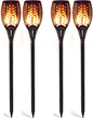 FVTLED Lampă Solară Tip Torță, 96 LED, IP65 (pachet de 4 bucati)