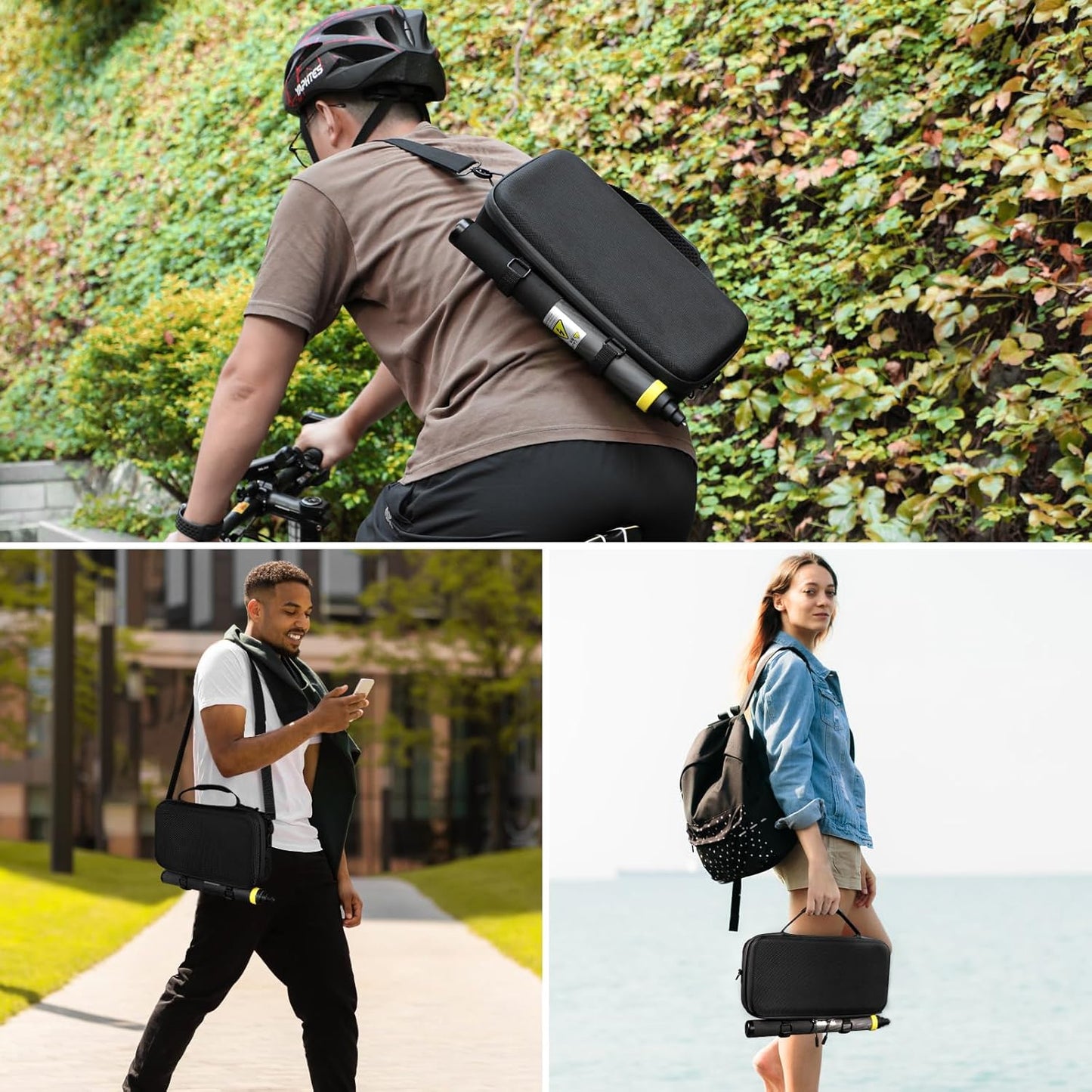 Geantă de Transport AMAZEAR pentru Insta360 X5 / X4 / X3 – Capacitate Mare, Protecție Premium, Design Waterproof