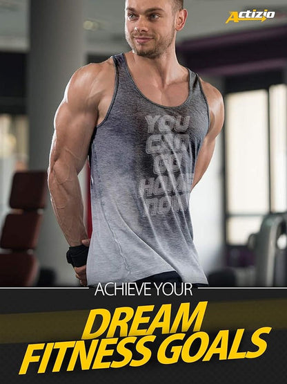 Maiou Fitness Bărbați Actizio – Activat de Transpirație, Motivațional, Ultra-Confortabil, Ideal pentru Gym & Antrenamente Intense