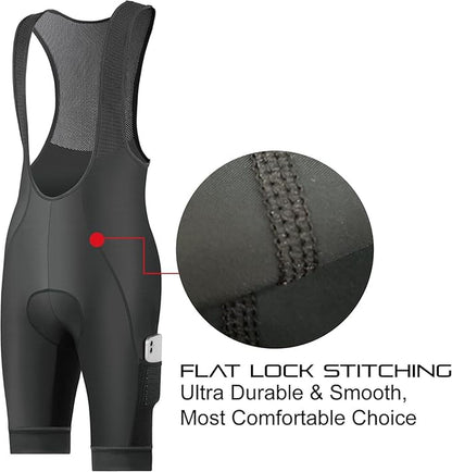 Pantaloni Ciclism cu Bretele CEROTIPOLAR – Bazon Long‑Distance, 5 Buzunare, Material Respirabil, Uscare Rapidă, UPF50+