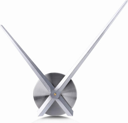 🕒 Set Mecanism & Ace Ceas XXL Lafocuse, Silentios, DIY, Argintiu, Quartz, Pentru Decor Perete