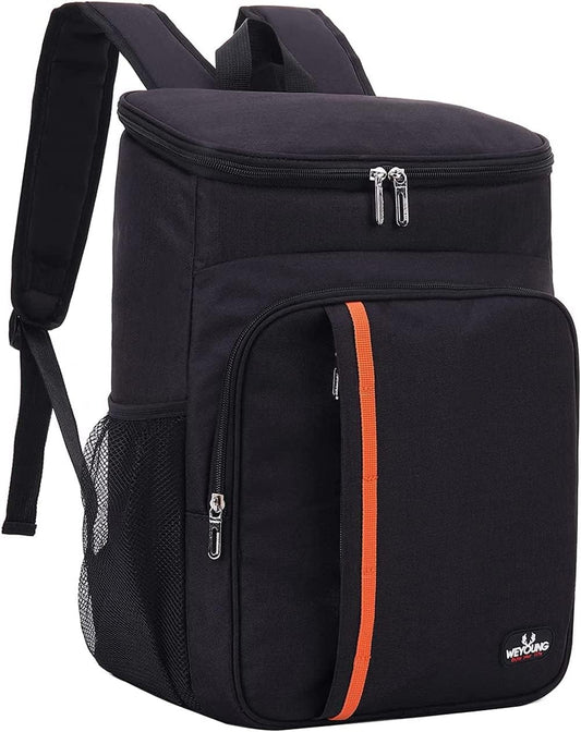 🧊 Rucsac Izolat Termic YDFYX 25L, Waterproof, Leakproof, 24h Menținere Temperatură, 6 Compartimente, Classic Black