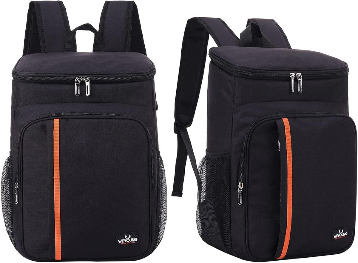 🧊 Rucsac Izolat Termic YDFYX 25L, Waterproof, Leakproof, 24h Menținere Temperatură, 6 Compartimente, Classic Black