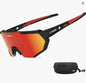 🚴‍♂️ Ochelari Sport X‑TIGER, UV400, 5 Lentile Interșchimbabile, Cadru TR90, Curea & Hook-uri Incluse
