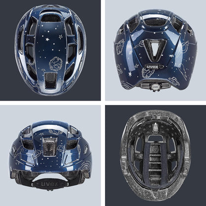 🚴‍♂️ Cască Bicicletă Copii Uvex Finale Jr., 51–55 cm, Blue Metallic, Ultra‑Ușoară, Ajustabilă, Compatibilă LED
