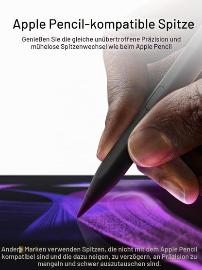 ✏️ Stylus Pen pentru iPad 2018–2026, USB‑C Fast Charge, Palm Rejection, Tilt Sensitivity, Magnetic | KEEPRO