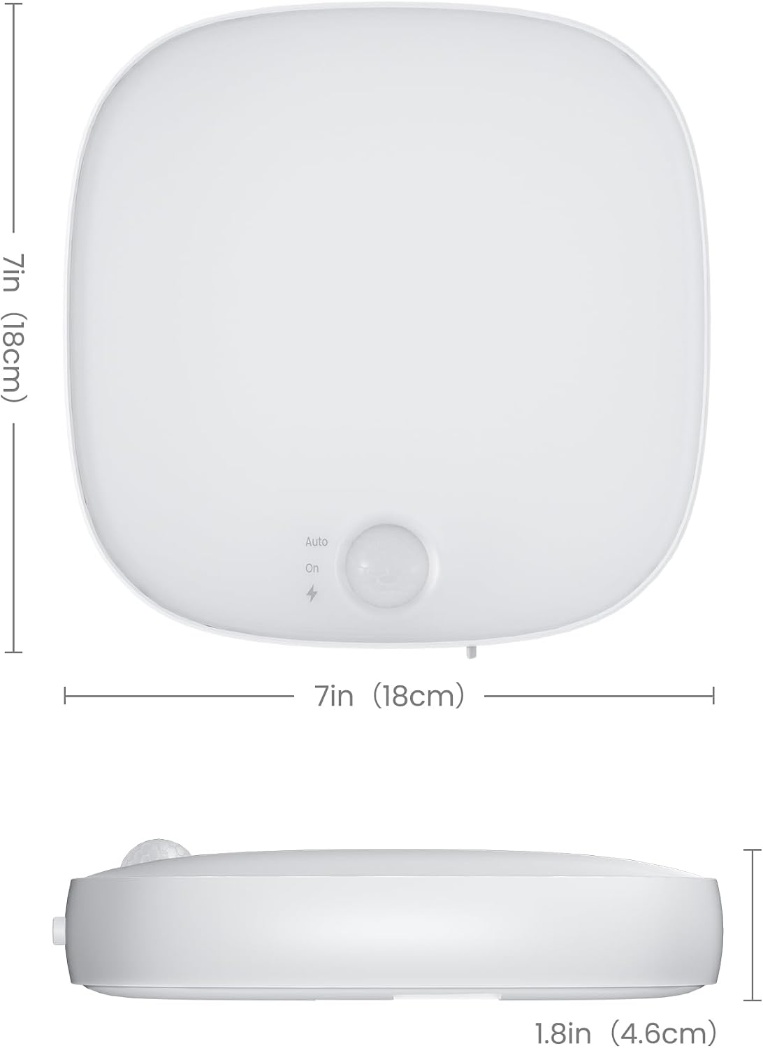 🚿 Lampă LED pentru Duș FULEN, IP65 Waterproof, Senzor Mișcare, 10000mAh, RGB, Remote Control