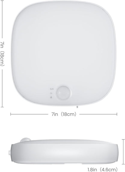 🚿 Lampă LED pentru Duș FULEN, IP65 Waterproof, Senzor Mișcare, 10000mAh, RGB, Remote Control