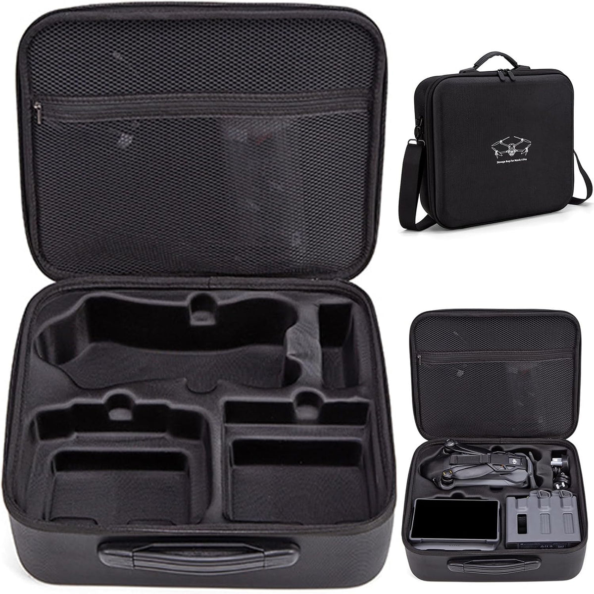 🎒 Geantă Transport DJI Mavic 4 Pro & RC Pro 2, Hard Case, Compartimentare Inteligentă, Protecție Anti‑Șoc