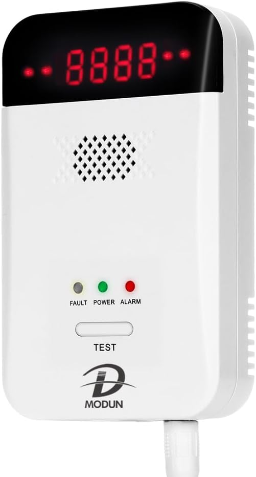 🔥 Detector de Gaz Natural, GPL & Gaz Metan cu Alarmă Acustică – Senzor de Siguranță pentru Bucătărie