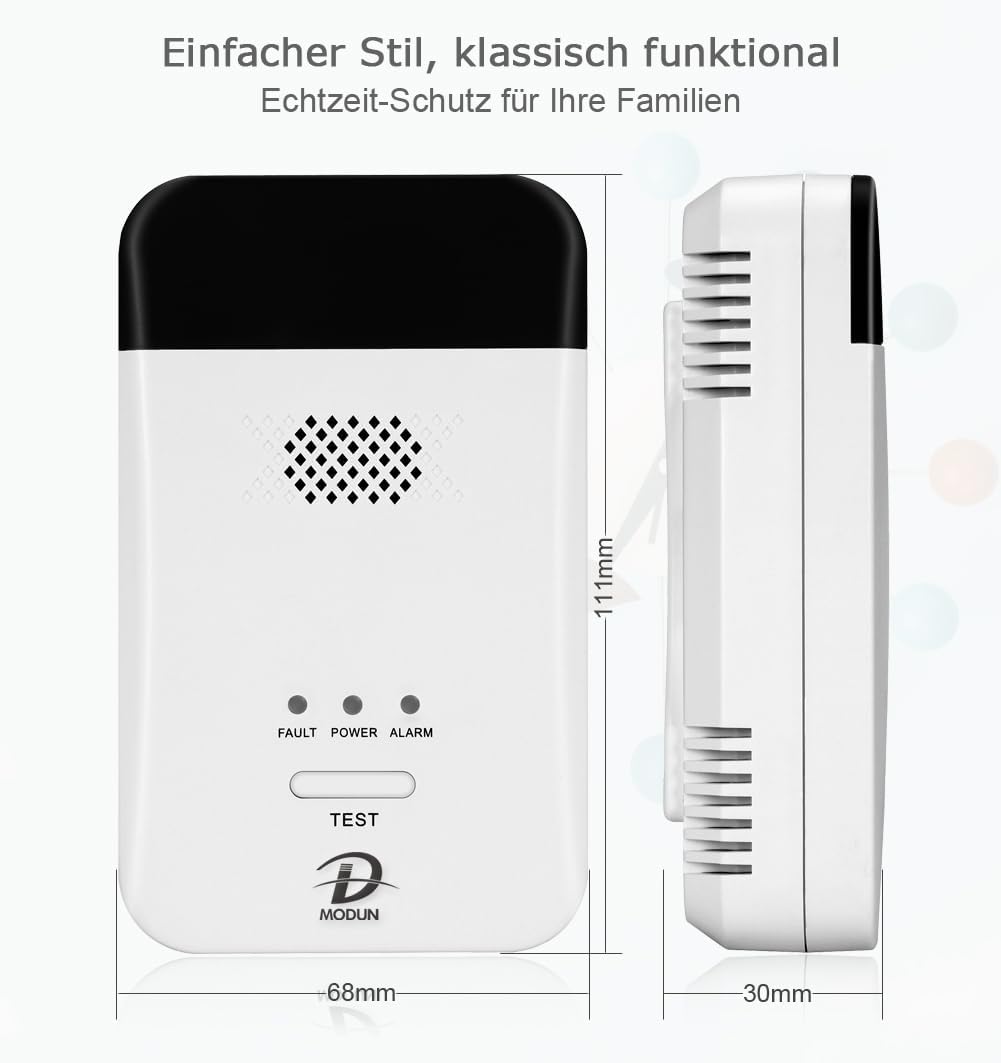 🔥 Detector de Gaz Natural, GPL & Gaz Metan cu Alarmă Acustică – Senzor de Siguranță pentru Bucătărie