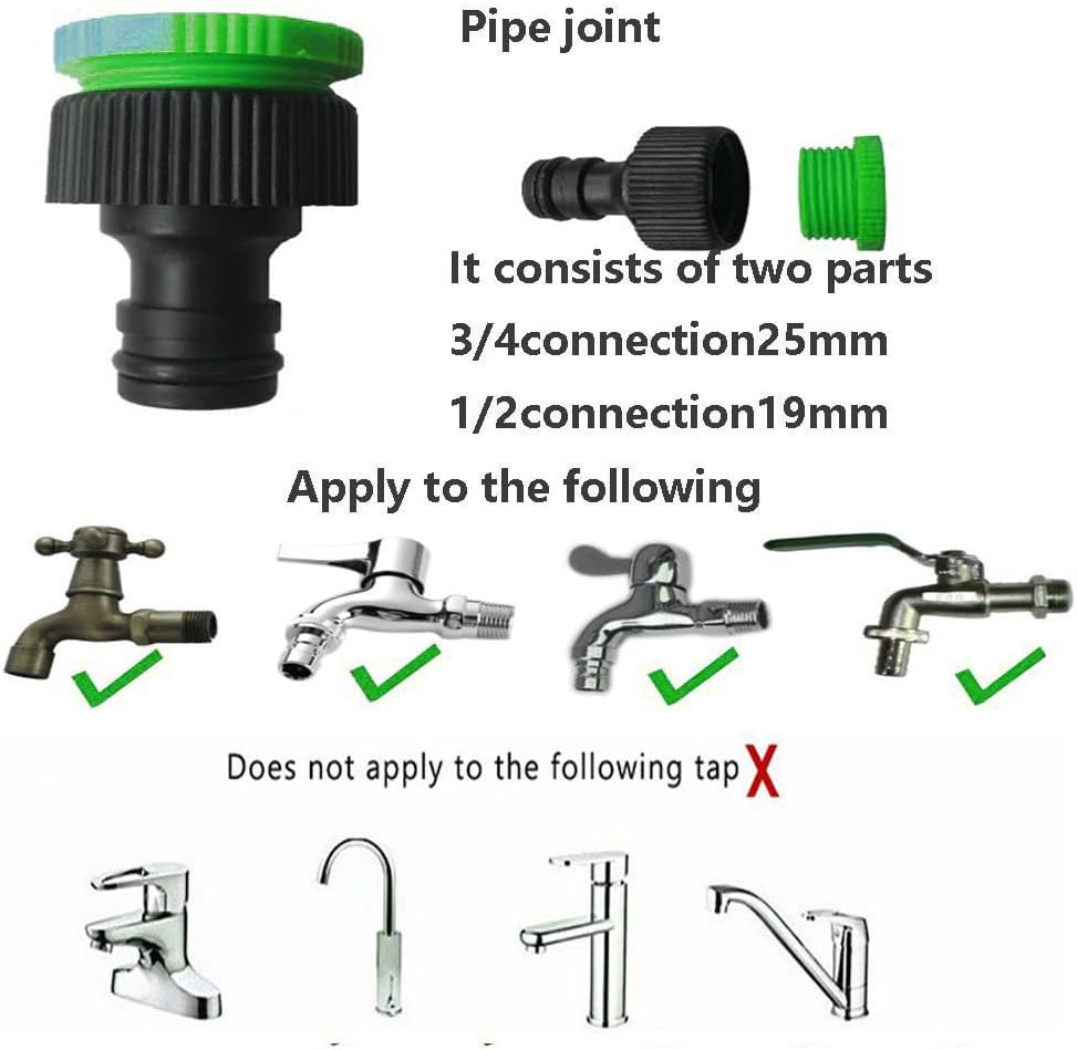 Furtun de Grădină Extensibil 30 m (100ft) – 8 Funcții, Latex Dublu, Anti‑Scurgeri, Conectori 1/2” & 3/4”, Retractabil