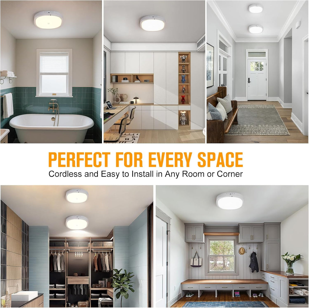 Lampă LED cu Senzor Mișcare 10000mAh – 550LM, 19 cm, Magnetică, Fără Cabluri, 3 Culori, Dimmable, Telecomandă & Timer – Set 2 Bucăți