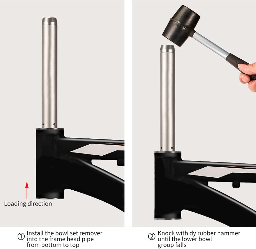Extractor Rulmenți Press-Fit pentru Bicicletă, Demontare Cuvete Headset și Bottom Bracket, Oțel Inoxidabil, 32.5-56 mm