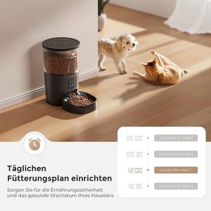 Hrănitor Automat pentru Pisici și Câini IMIPAW – 3L, Control prin Aplicație, WiFi 5G/2.4G, 1–10 Mese/zi