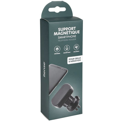 Suport Auto Magnetic pentru Telefon – ITENSE – Prindere pe Grila de Ventilație