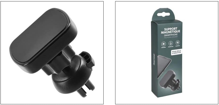 Suport Auto Magnetic pentru Telefon – ITENSE – Prindere pe Grila de Ventilație