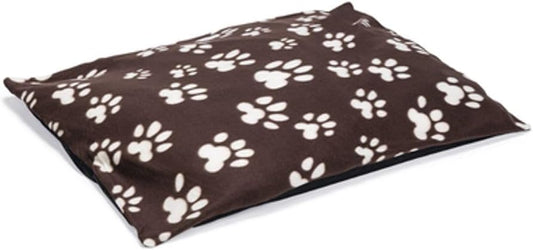 Perna pentru Câini Karlie 61544, Fleece Moale, 91 × 70 × 4 cm, Model cu Lăbuțe – Maro