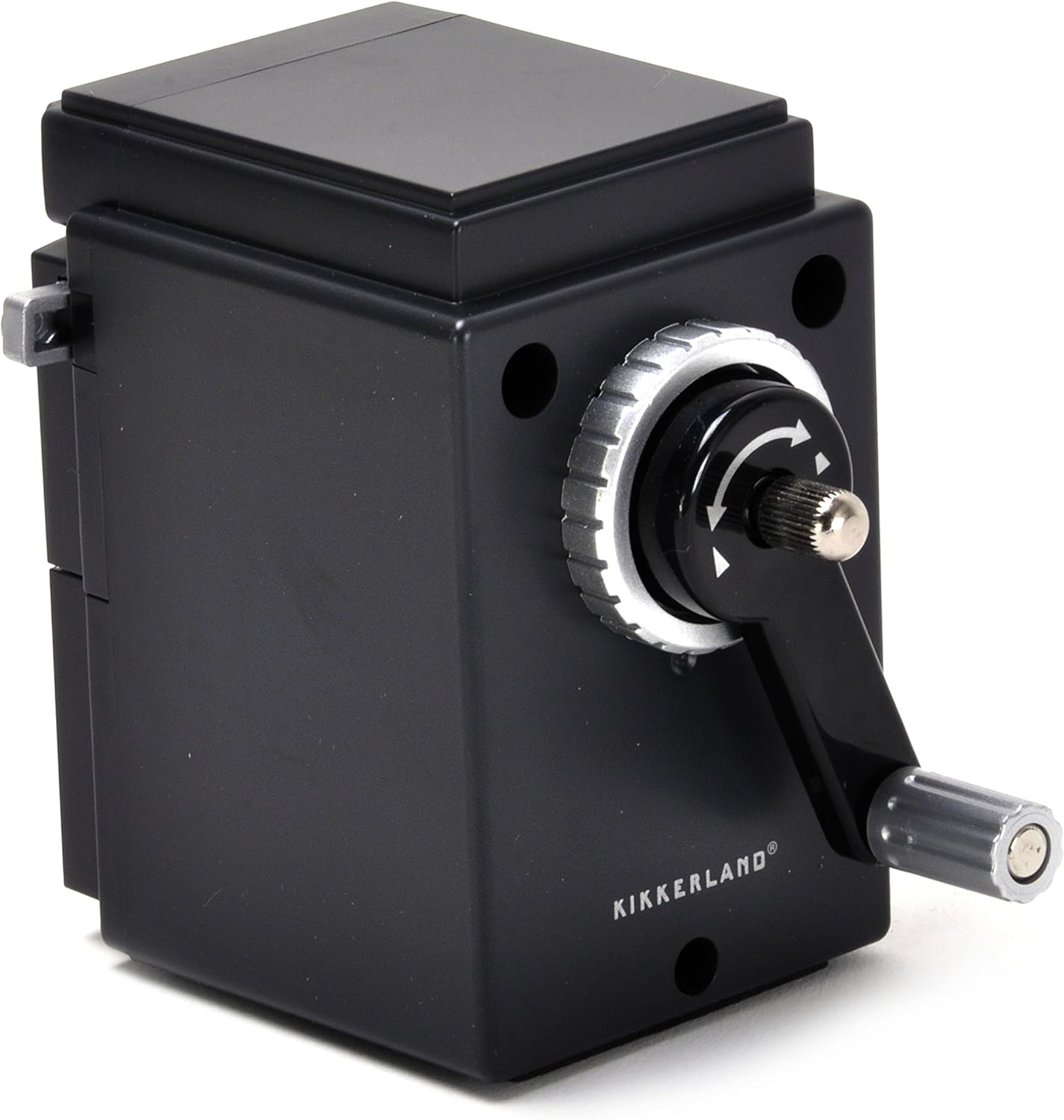 Ascuțitoare de creioane „Camera Pencil Sharpener” – Kikkerland, design vintage, cu reglaj de ascuțire