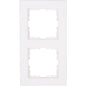 Ramă Decorativă Kopp HK 07, 2 Module, Alb Pur, IP20 – Compatibilă Montaj Orizontal și Vertical