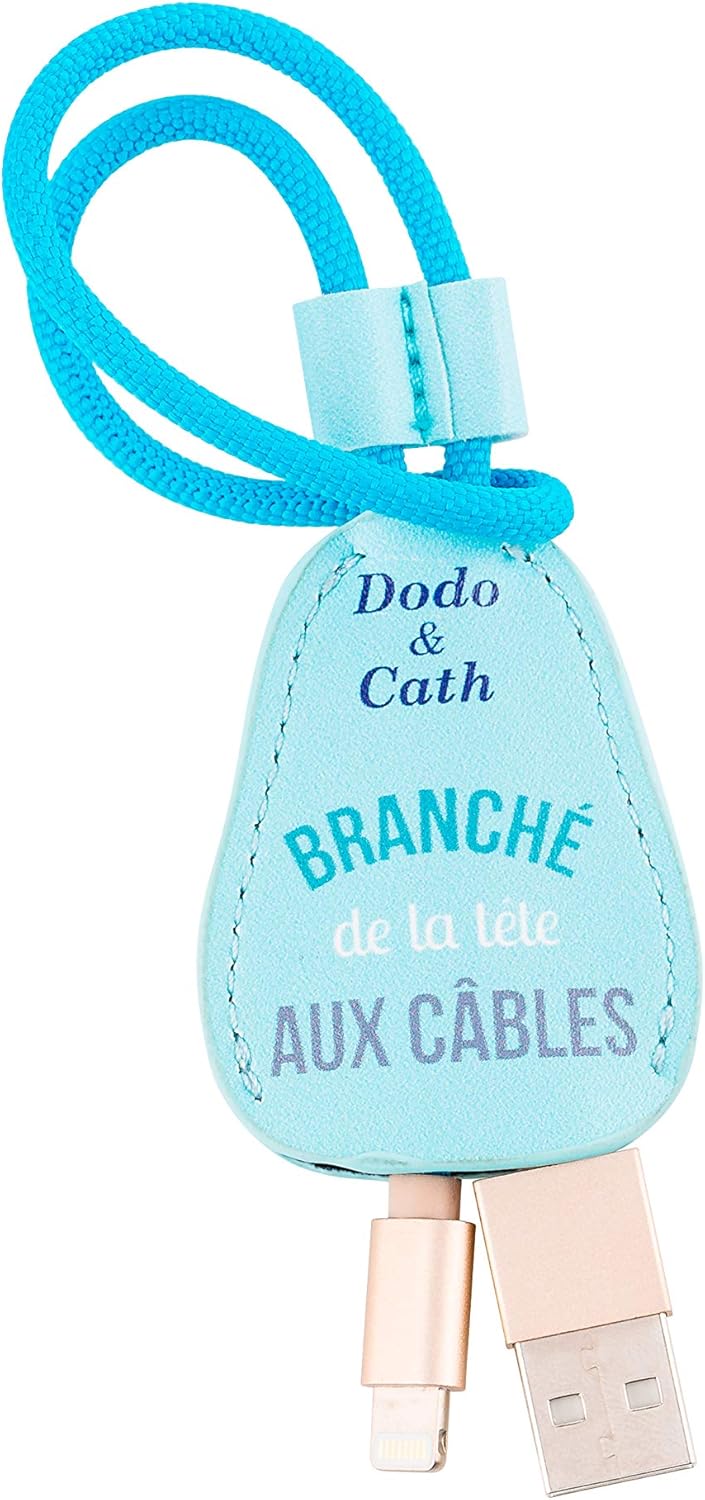 Cablu USB–Lightning Dodo & Cath, Anti‑Încâlcire, 38.5 cm, MFI Certified – Design Russian Doll
