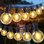 ✨ Ghirlandă Luminoasă LED Exterior 15 m – 17+2 Becuri, IP44, Rezistentă la Intemperii