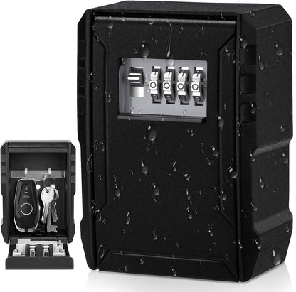 Cutie de Securitate pentru Chei NEWIROVE – Montaj pe Perete, Cod Numeric, Rezistentă la Intemperii