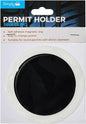 Suport Magnetic Negru pentru Permis de Parcare – Compatibil cu Toate Parbrizele Auto