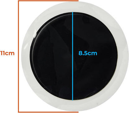 Suport Magnetic Negru pentru Permis de Parcare – Compatibil cu Toate Parbrizele Auto