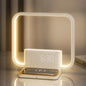 Ceas cu alarmă RETEYUNG Sunrise – Lampă tactilă, încărcare wireless, sunete naturale, lumină de trezire